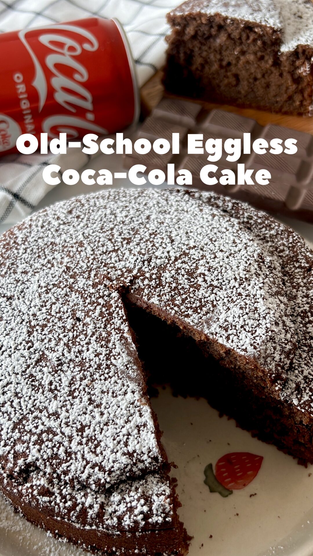 Old-School Eggless Coca-Cola Cake